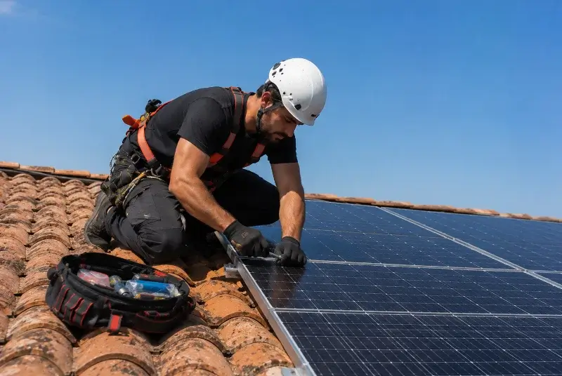 Maintenance et monitoring de panneaux solaires à Échenevex
